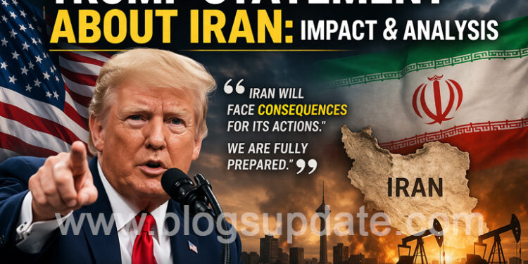Trump Statement About Iran: Impact & Analysis