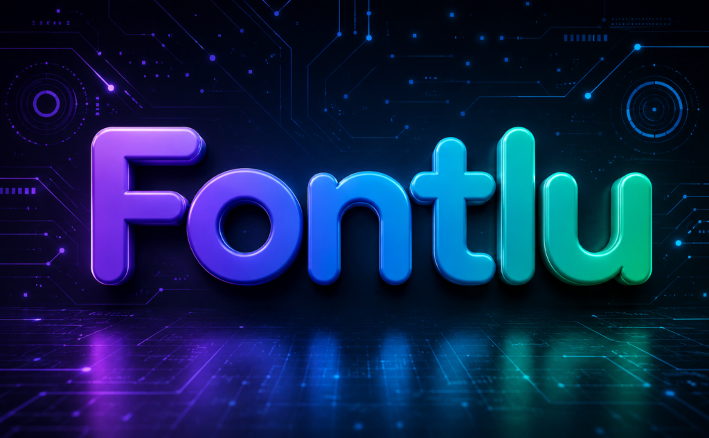 Fontlu modern typography and creative font design