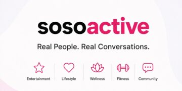 Sosoactive digital media platform featuring entertainment, lifestyle, wellness, fitness, and community content.